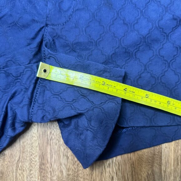 Lilly Pulitzer Ellie Blue Print Fringed Tassel Shorts Sz 0 Festival‎ Boho Preppy - Picture 11 of 12